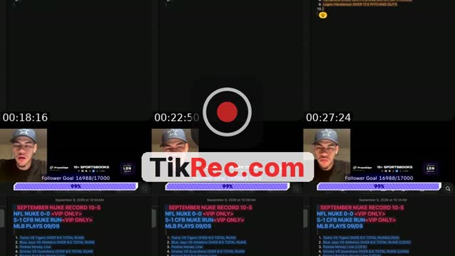 TikTok live: MLB/CFB TALK by @parlaylon