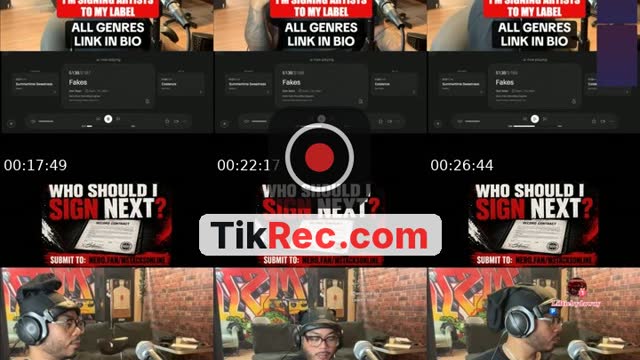 TikTok live: Who should I sign next??? by @mstacksonline