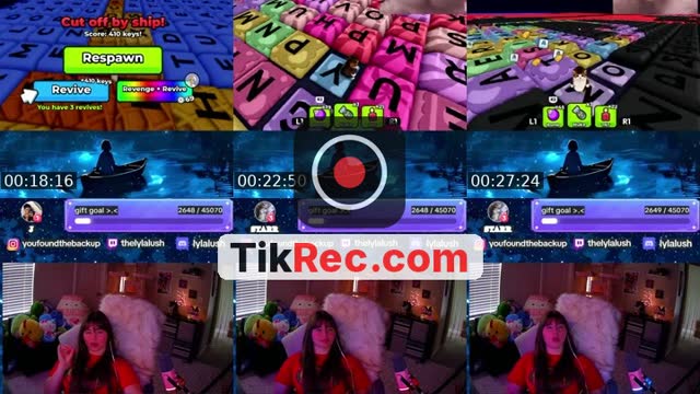 TikTok live: gameplay by @lylaa_lushh