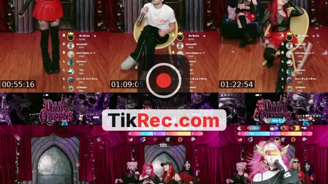 TikTok live: DARK QUEENS 🖤👑 by @darkqueensmx