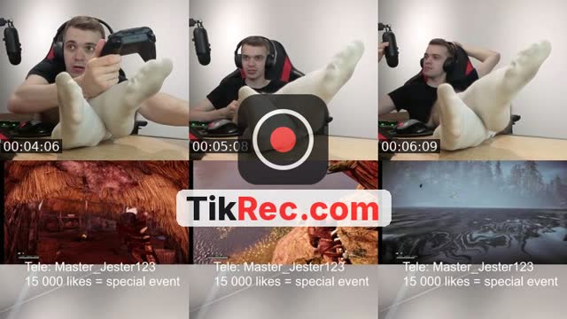 TikTok live: I PLAY GAMES WITHOUT HANDS by @master_jester6