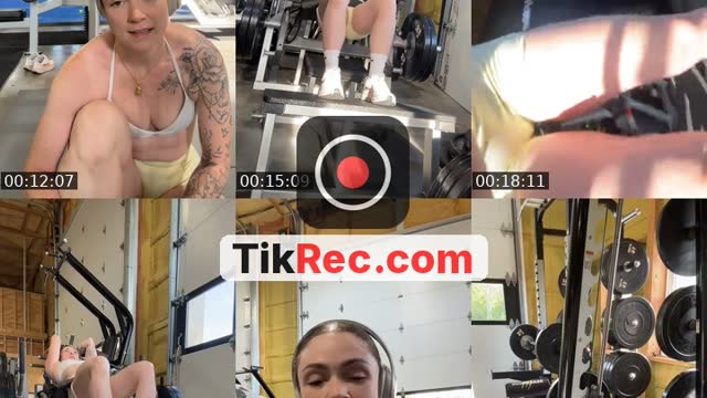 TikTok live: Full Glute Workout by @miriamdowlingg
