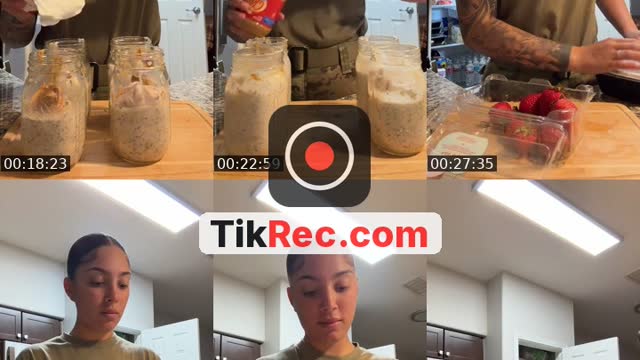 TikTok live: morning routine bb by @shesddie