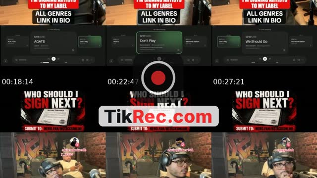 TikTok live: Who should I sign next??? by @mstacksonline
