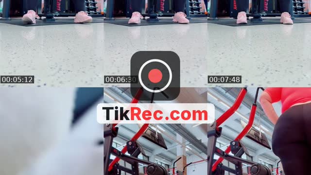 TikTok live: gym 🫶🏻 by @vickstik
