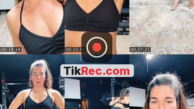 TikTok live: Leg day by @natty_nat_1