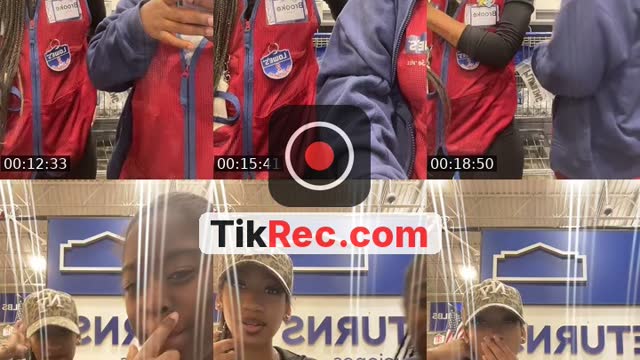 TikTok live: at work guysss by @kyraaaloverrs