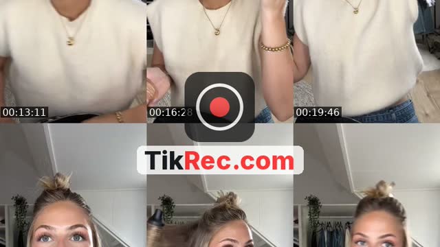 TikTok live: Grwm 🤍 by @annavcapelle