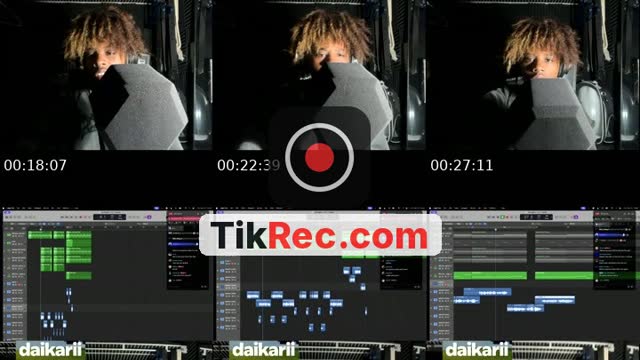 TikTok live: making music by @daikariii