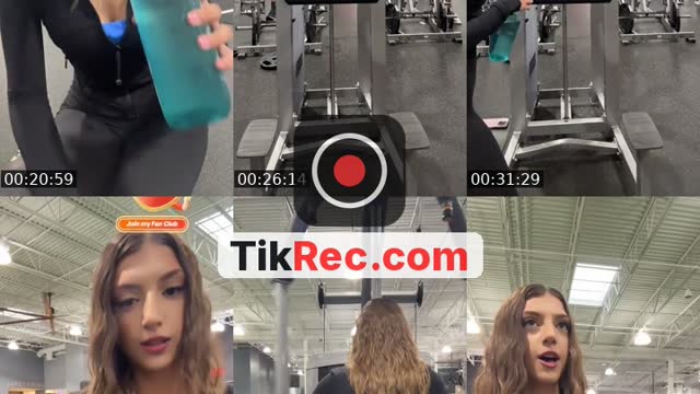 TikTok live: Gym Vibes🧸🎀 by @saintjulesxo