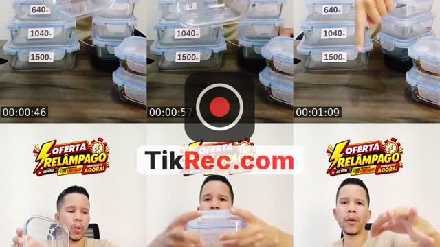 Oferta Relâmpago Potes de Vidro⚡ - @emersonrecomenda