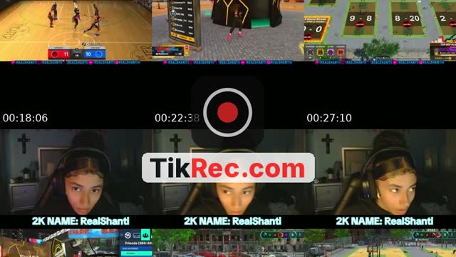TikTok live: NBA2K27 FEMALE POPPER🤍 by @lrealshantil