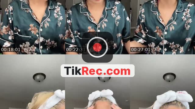 TikTok live: grwm by @ruvi.0528