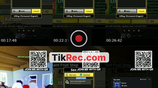 TikTok live: Bloxfruits live by @gamerrobotbig