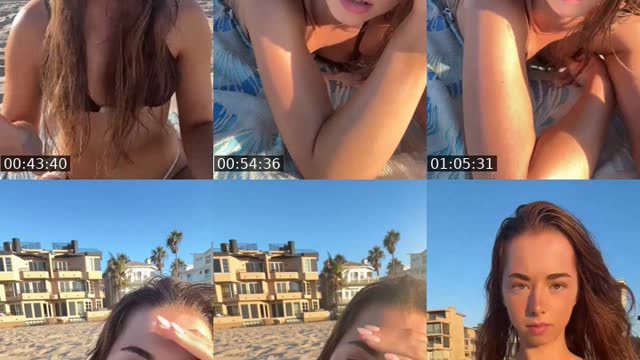 TikTok live: chill beach day 💕🌊 by @heyitslilybrooks