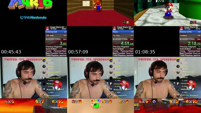 TikTok live: Mario 64 Speedrun ! by @docteur_sylv