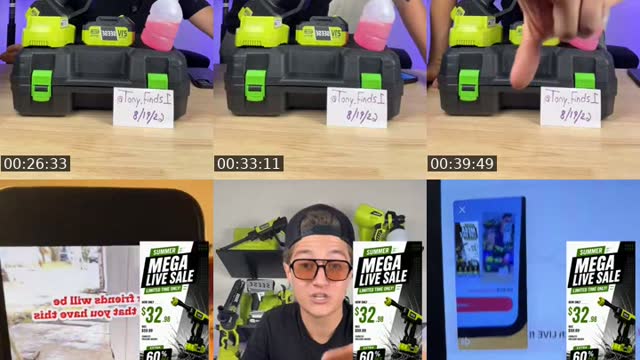 TikTok live: Tony Finds Live Deals ⚡️ by @tony.finds1