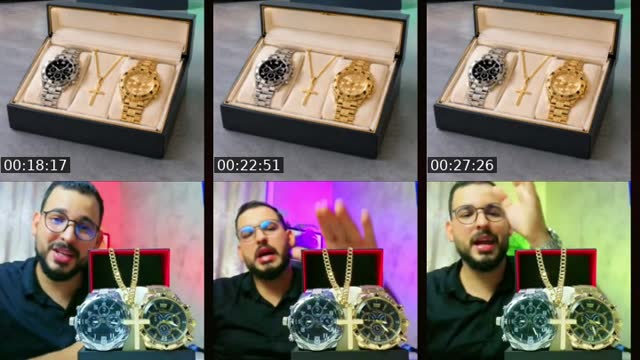 TikTok live: Relógio kit completo 35,90 by @mendesmoitinho