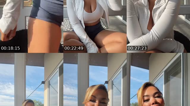 TikTok live: Pre workout! 💕 by @natalielaneeb