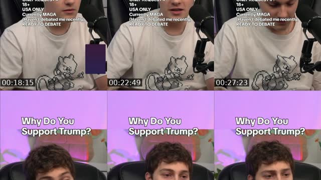 TikTok live: debating MAGA by @parkergetajob
