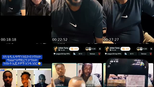 TikTok live: ከፍሮምሳ ወደ ቆምጫሳ 😂😂 by @pastoreyodab