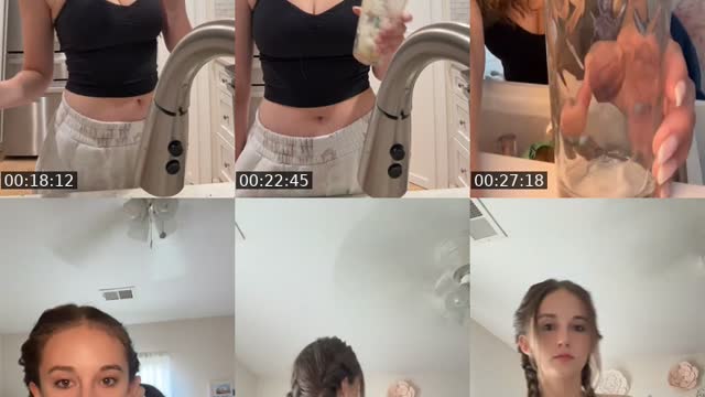 TikTok live: Make a latte with me by @kari.wichmann