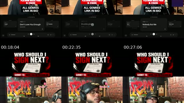 TikTok live: Who should I sign next??? by @mstacksonline