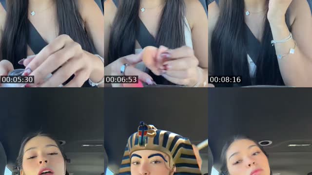 Grwm in the car!! - @aishah
