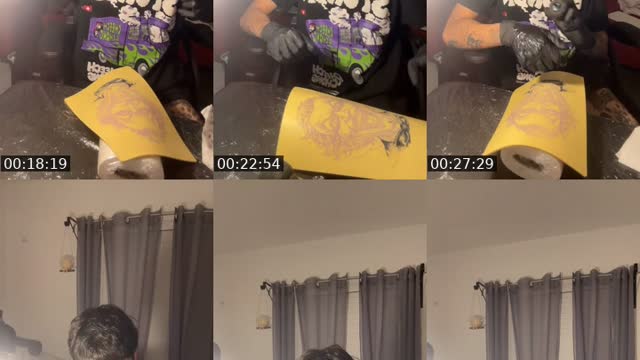 TikTok live: 18+ tattooing and taking dabs🍯 by @alexdainkjunkie