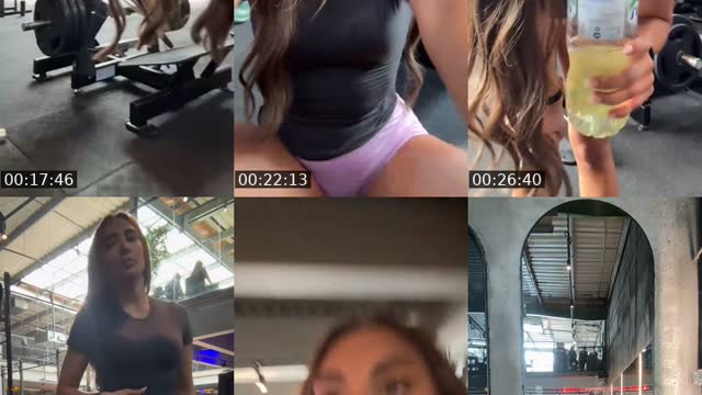 TikTok live: legs dayyy by @camillembx