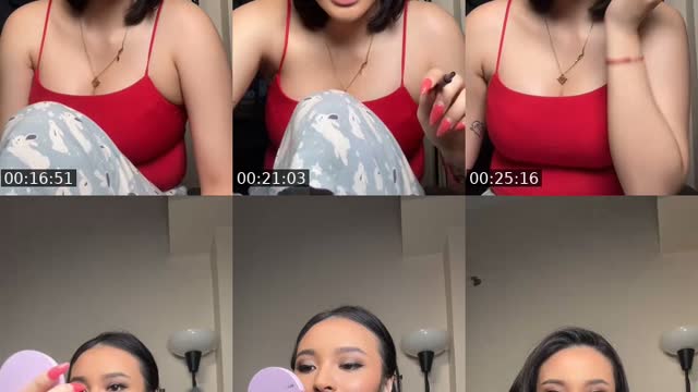TikTok live: Temenin makeup-an by @revinavt_