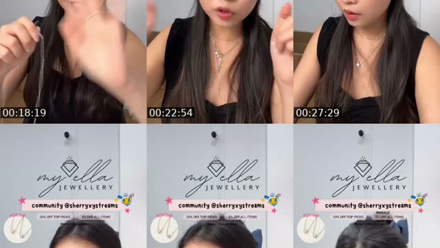 TikTok live: shower proof jewellery by @sherryxy