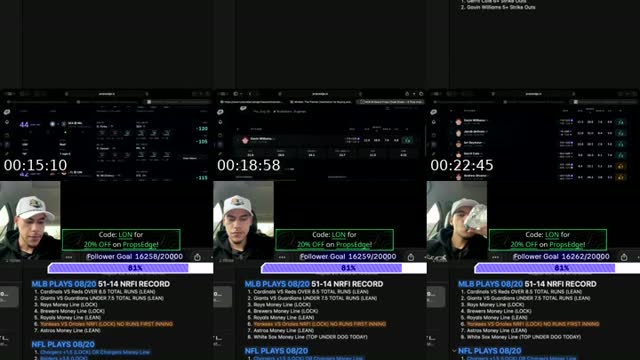 TikTok live: MLB/NFL TALK by @parlaylon