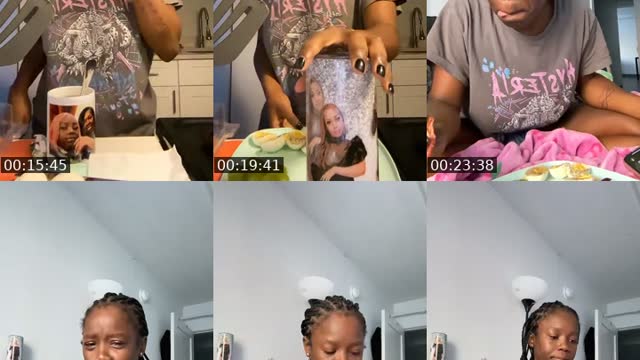 TikTok live: GRwm by @micaaaspamm