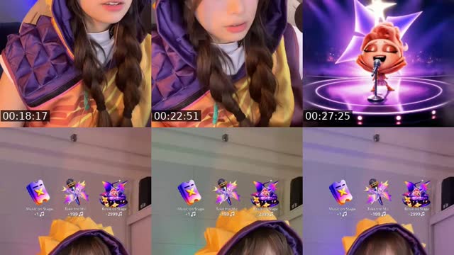 TikTok live: MUSIC ON STAGE! by @sarinabells
