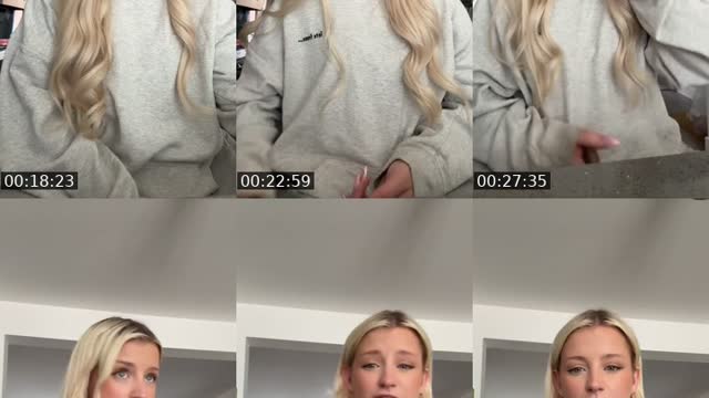 TikTok live: long time no see xx by @luceoliviaxo