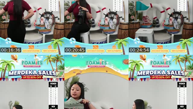 TikTok live: FOAMIES MERDEKA SALES!! by @skechersmyfoamies