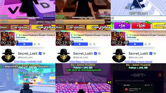 TikTok live: +1 Speed Keyboard Escape by @waterbloxontop
