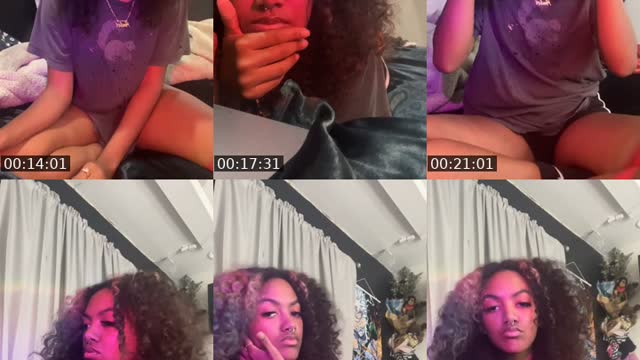 TikTok live: hi 🖤 by @neonevilunicorn