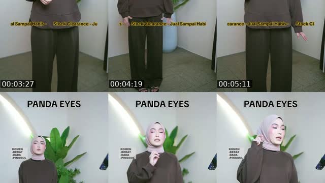 Baju Clearance Mari dalam LIVE!! - @pandaeyesabaya