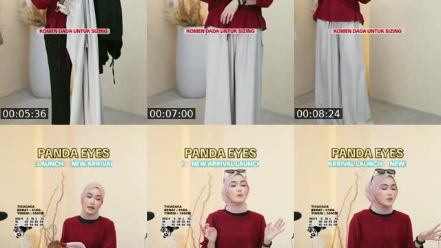 TikTok live: DESIGN TREND BARU MASUK !!! by @pandaeyesofficialstore