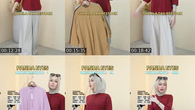 TikTok live: DESIGN TREND BARU MASUK !!! by @pandaeyesofficialstore