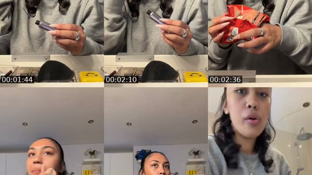 TikTok live: GRWM by @official_ishaa