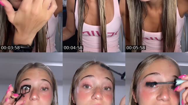 TikTok live: grwm by @allegrasgrwm