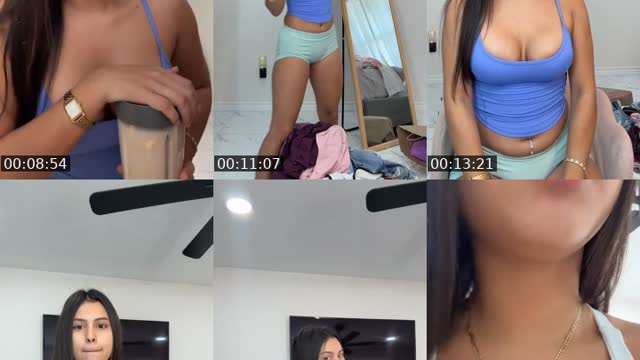 TikTok live: GRWM - gym by @weluvanahi