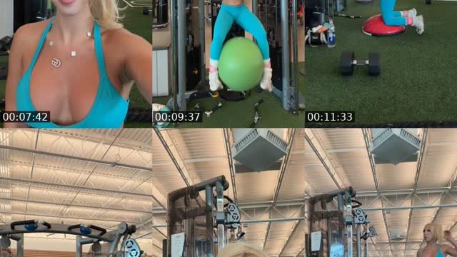 TikTok live: Working out with GG 💪🏽 by @ggyalxo
