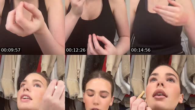 TikTok live: GRWM by @ohoppyyy