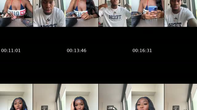 TikTok live: grwmm by @_frankoceanluva