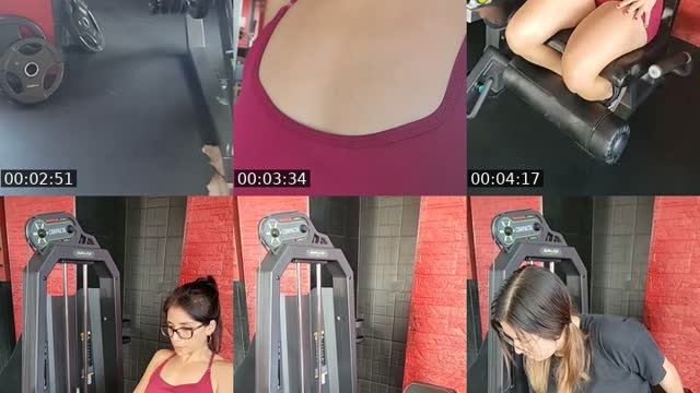 TikTok live: Gym time😎 by @estefaniaruiz.fit