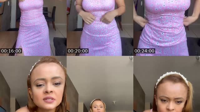 TikTok live: Vestido camponesa by @kellynhacris_
